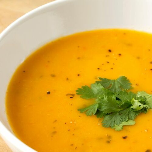 Carrot and coriander soup Delia